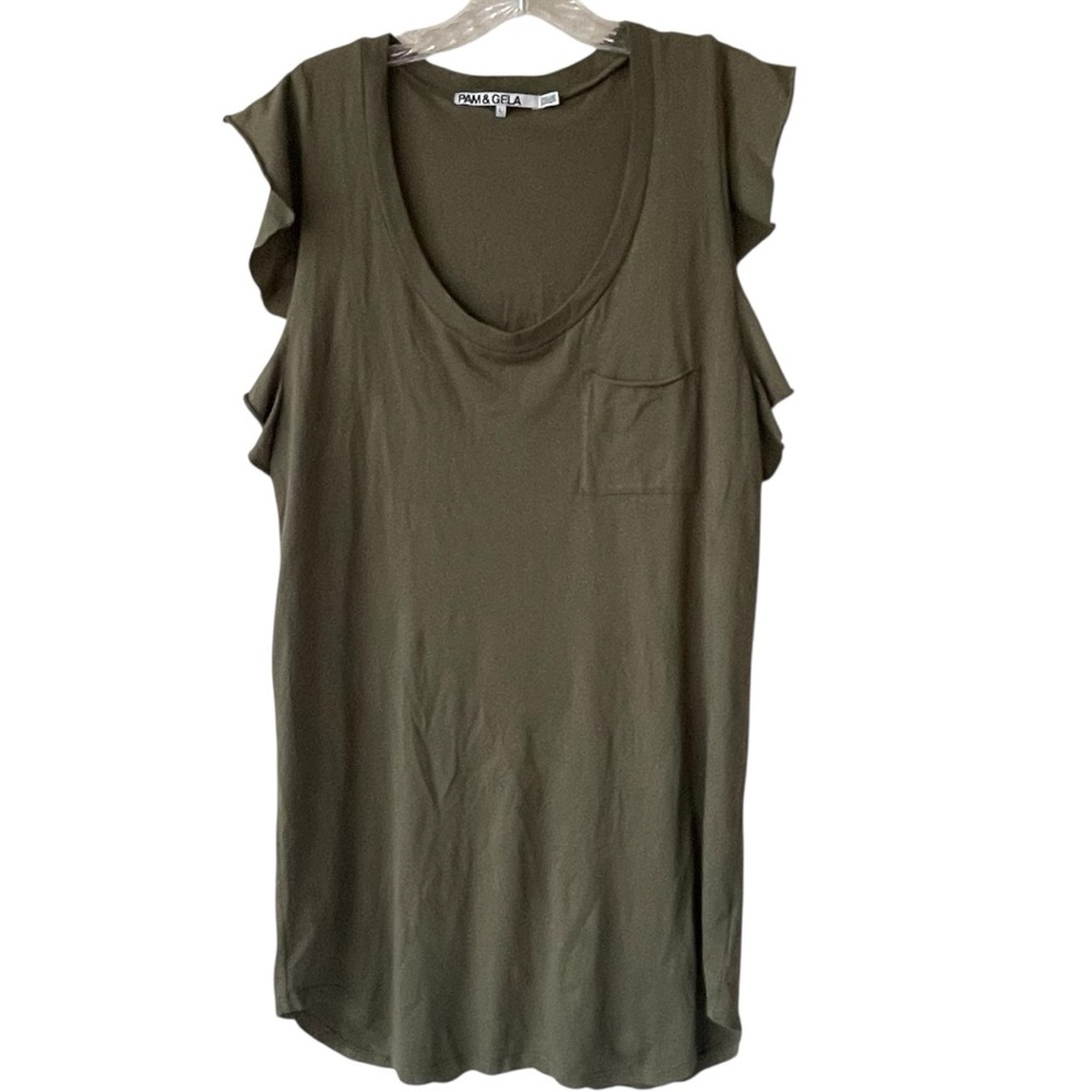 PAM & GELA Dress Flutter Sleeve Freedom Suze Large